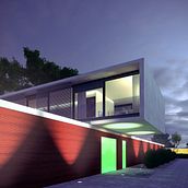 Blue Afternoon. 3D, and Architecture project by Dennis Veiga - 02.01.2016