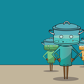¡Hola! Soy Pot-Bot . Animação projeto de laollaelectrica - 13.03.2016