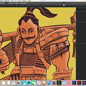 Ilustración vectores samurai. Un projet de Illustration traditionnelle de J.p. Valderrama - 16.03.2016