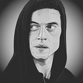 Elliot Mr. Robot. Un projet de Cinéma, vidéo et télévision et Illustration traditionnelle de Júlia Hita - 16.03.2016