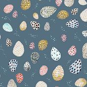 Mi Proyecto del curso: Motivos para repetir. Huevos de pascua. Fine Arts, Design, Graphic Design, and Traditional illustration project by Sara - 03.18.2016