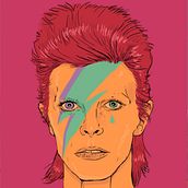  Bye David Bowie‬. Design, and Traditional illustration project by Miss Aoki - 03.19.2016