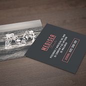 Tarjetas de visita. Design gráfico projeto de Francesca Villoslada - 21.03.2016