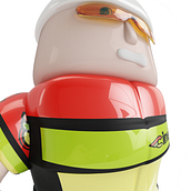 El Ciclista: nuevo integrante del Cinelli team. 3D, and Character Design project by Mario Andrés Moreno Restrepo - 03.27.2016