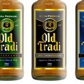 Packaging Caña OLD TRADI - A.J. Viercy, Paraguay. Br, ing, Identit, Design, Graphic Design, Traditional illustration, and Packaging project by Fernando Andrés Moya Martín - 03.22.2016