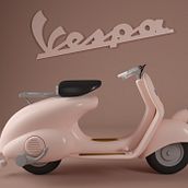 VESPA TOYS. Un projet de 3D, Design , Conception de jouets , et Motion design de Eduardo Pérez Borrachero - 27.03.2016