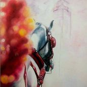 Cartel.Concurso Real Club de enganche de Andalucía. Ein Projekt aus dem Bereich Bildende Künste von Melanie Waidler - 30.03.2016