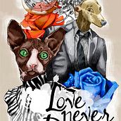 Love never dies. Un progetto di Belle arti e Illustrazione tradizionale di Estefanía Rodríguez - 03.04.2016