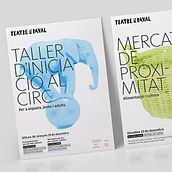 Raval Theatre Posters. Art Direction, Editorial Design, and Graphic Design project by Baptiste Pons - 04.03.2016