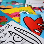 Postales para el alma. Design, and Traditional illustration project by Tania Brügger Marquez - 12.31.2014