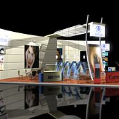 3D Stands for advertising fairs. 3D, Architecture & Interior Architecture project by Ruben Gonzalez Torralbo - 04.11.2008