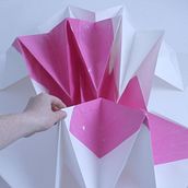 Plegar el Vacío [ #PaperArt ]. Fine Arts, Design, Set Design, and Paper Craft project by Pilar Barrios Varela - 04.08.2016