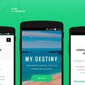 My Destiny - Responsive Web Design. Web Development, Graphic Design, and Web Design project by Carla Gonzalez - 04.13.2016