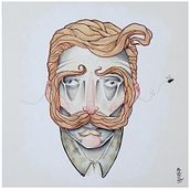 Bigotes. Traditional illustration project by Isaac Matarin - 04.16.2016