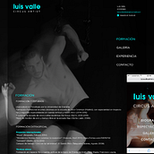 WebSite http://luisvalleartist.com/. Un proyecto de Desarrollo Web y Diseño Web de Luis Burbano Ulloa - 16.07.2014