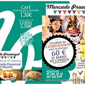 Diseño de Flyer para Mercado Provenzal de Bravo Murillo. Un proyecto de Br, ing e Identidad, Diseño gráfico y Publicidad de Virginia Vidal Fernández - 14.04.2016