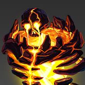 Criatura elemental de fuego. Fine Arts, Comic, Character Design, Traditional illustration, and Video project by Duberly Mazuelos - 04.18.2016