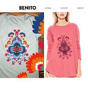 estampas / remeras y vestidos by benito. Un projet de Design de Maria de los Angeles Cejas - 22.05.2016