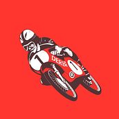 Circuitos de motos de Jerez de la Frontera. Traditional illustration & Infographics project by Srmulas - 04.22.2016