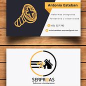 Tarjeta de visista. Graphic Design project by Sara Suberviola - 04.27.2016