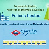 Christmas corporativo de Metro de Madrid 2014. Animation, Br, ing, Identit, Design, and Motion Graphics project by David Lozano Bastida - 12.11.2014