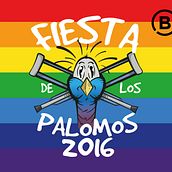 Palomos 2016 2. Projekt z dziedziny Design, Projektowanie postaci, Projektowanie graficzne, Trad, c, jna ilustracja i Sitodruk użytkownika Pablo Fernandez Diez - 29.04.2016