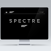 Proyecto diseño web película SPECTRE 007. Un proyecto de Diseño gráfico, Diseño Web y Diseño de José María Pérez - 03.05.2016