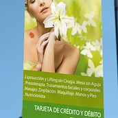 L´esthétique Spa cartelería Ein Projekt aus dem Bereich Grafikdesign von Nadia Ramos - 04.05.2016