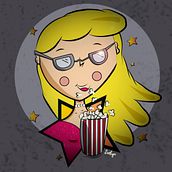 Ilustración tema Cine . Ilustrasi tradisional proyek oleh evelyn Cuadras - 05.04.2016