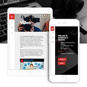 Trenat Comunicaciò: Web Design . Pengembangan Web, Desain Grafis, Desain Interaktif, Desain Web, Sablon, Dan UX / UI proyek oleh Gonzalo Cervelló Rementería - 05.04.2016