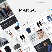 MANGO - UI KIT & Redesign. Web Development, Interactive Design, Web Design, and UX / UI project by Belén del Olmo - 05.07.2016