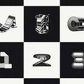 36 days of type B&W. Un proyecto de Caligrafía, Diseño gráfico, Ilustración tradicional y Tipografía de Gonzalo Sainz Sotomayor - 09.05.2016