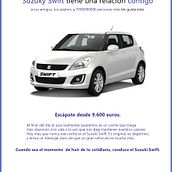 Suzuky Swift. Cop, writing, and Advertising project by Laura Magaña - 04.09.2016