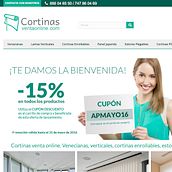 Tienda Online de Cortinas. Br, ing, Identit, Cop, writing, Web Development, Art Direction, Graphic Design, Web Design, Marketing, Advertising, and Social Media project by Chelo Fernández Díaz - 05.03.2016