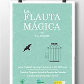 La Flauta Magica. Ópera . % Sara García tarafından hazırlanan Tasarım, Editöryal Tasarım, Grafik Tasarım, Ve Set Tasarımı projesi - 05.11.2016