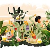 Wild Science. Projekt z dziedziny Trad, c i jna ilustracja użytkownika Javier Peciña - 01.03.2016