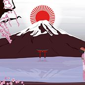 Japan inside. Ilustração tradicional projeto de Belén Collado Bañuls - 19.05.2016