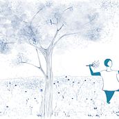 BLUE. Un proyecto de Ilustración tradicional de Sarah Altvater - 20.05.2016