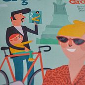 Cartel Flea Market, Gracia. Graphic Design, and Traditional illustration project by Oze Tajada - 05.22.2016