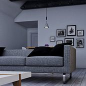 The Black House. 3D, Architecture, Interior Design, Interior Architecture, and Design project by Judith González - 05.26.2016