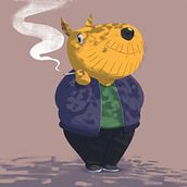 Capibaras. Animation, Character Design, and Traditional illustration project by Enric Lleyda - 05.28.2016