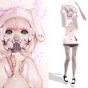 Goth Pastel Dibujo & En 3D (MMD). Een project van 3D, Animatie y  Beeldende kunst van mikulokilla - 29.05.2016