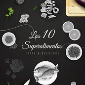 Infografía interactiva: 10 Superalimentos. Design, Interactive Design, Infographics, and Multimedia project by Genially Web - 05.30.2016