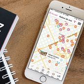 App - Les Bons Plans de Barcelone. Un proyecto de Programación de minnim Comunicación Online S.L. - 17.12.2015