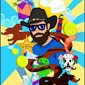 un cowboy surfista. Advertising project by Matilde Server Gómez - 06.01.2016