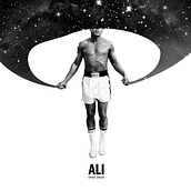 Ali (1942-2016). Design, and Graphic Design project by max rompo - 06.03.2016