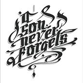 A Son Never Forgets  - Mi Proyecto del curso: Caligrafía y lettering para manos inquietas. Graphic Design project by Tupac Lucero - 06.04.2016