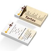 Tarjetas de visita (Caramel et Chocolat). Un projet de Br, ing et identité, Design  , et Design graphique de Antonio Rodríguez Torres - 05.06.2016