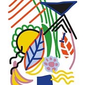 uruguay pattern. Ilustração tradicional projeto de Anne-sophie Daba - 06.06.2016