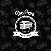 Logo & Pattern para The Peke Food Truck. Graphic Design, and Traditional illustration project by Anna Llopis - 04.17.2016